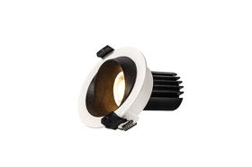 DM202430  Bonia 12 Tridonic Powered 12W 2700K 1200lm 24° CRI>90 LED Engine White/Black Fixed Recessed Spotlight; IP20